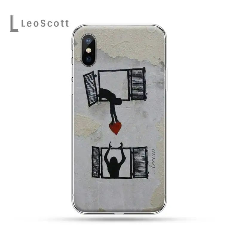 

Street Art Banksy Graffit Phone Case For iphone 12 5 5s 5c se 6 6s 7 8 plus x xs xr 11 pro max