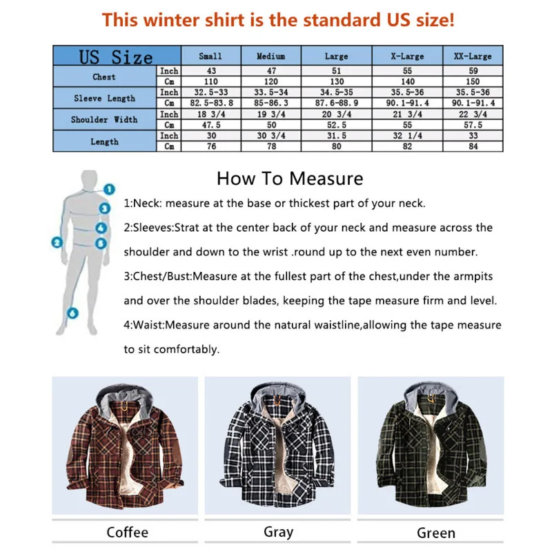 Мужская Фланелевая рубашка для кемпинга теплая зимняя с капюшоном флисовая