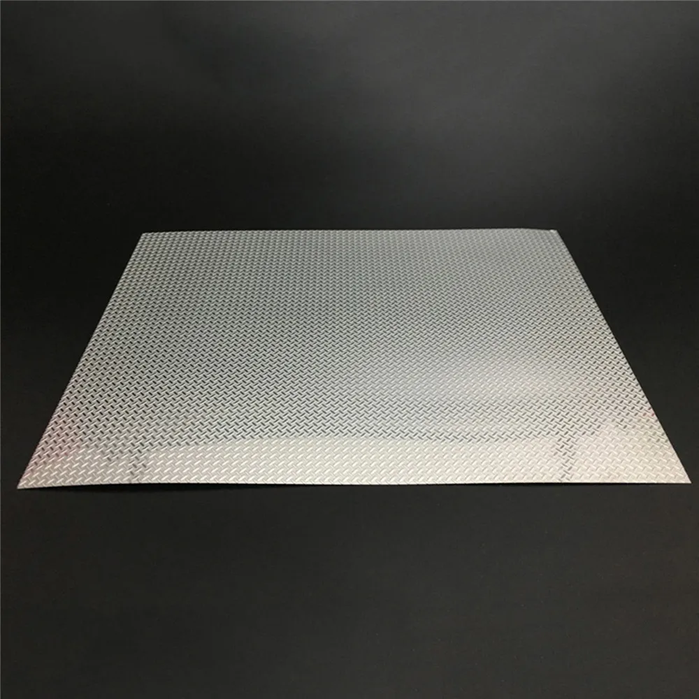 20 × 15 см зеркальная противоскользящая пластина из нержавеющей стали для Tamiya 1/14