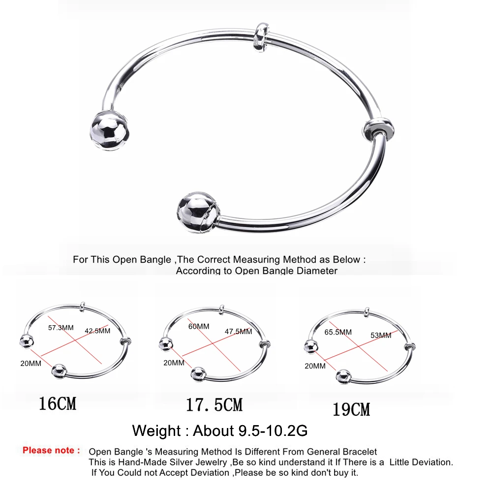 Браслет женский из серебра 925 пробы с бусинами | Украшения и аксессуары