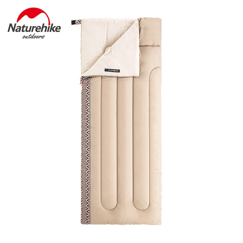 

Naturehike L150 Upgraded Camping Sleeping Bag Lightweight 3 Season Waterproof Tourist Mats Ventilation Cotton Sleeping Bag Adult