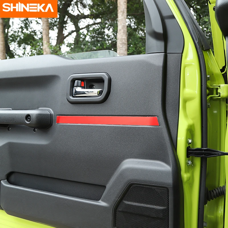 SHINEKA наклейка из алюминиевого сплава для Suzuki Jimny внутренняя декоративная на дверь