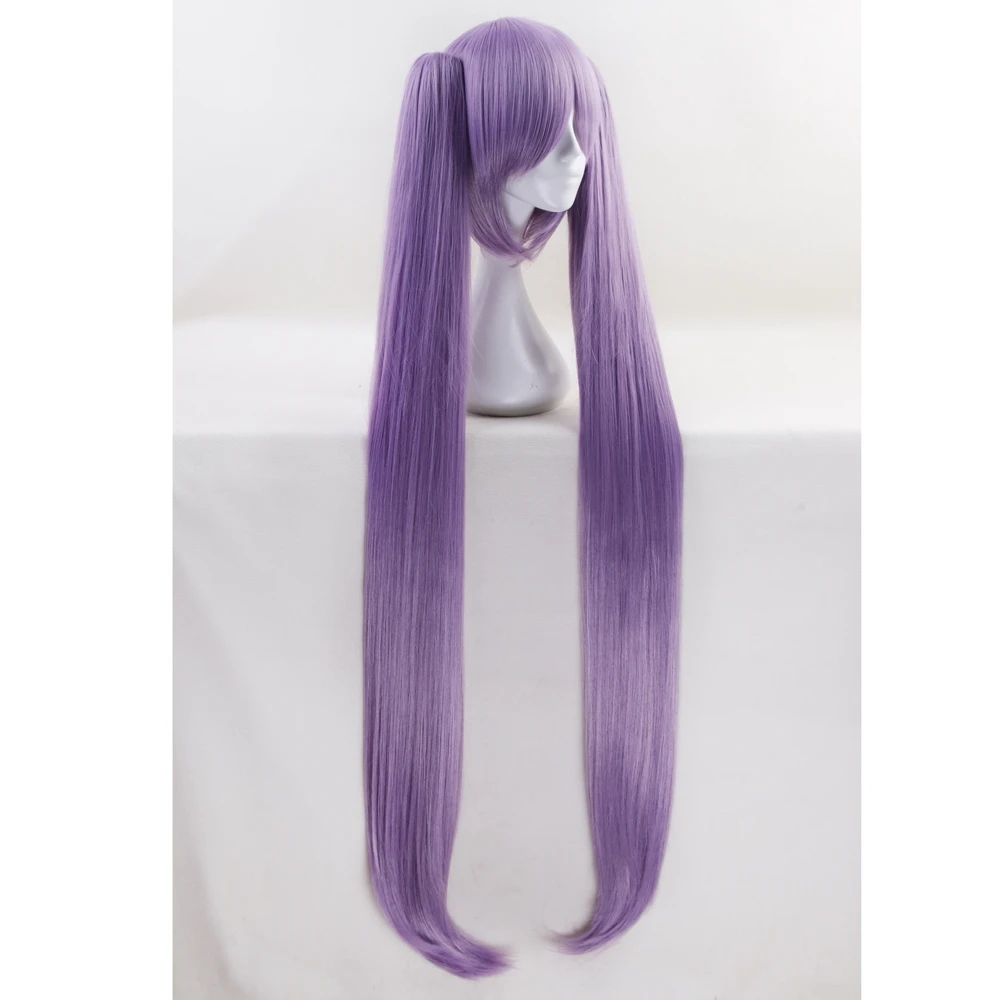Euryale Stheno Fate Grand Order FGO Straight Purple Cosplay Ponytail Halloween Party Synthetic Hair + Free Wig Cap |