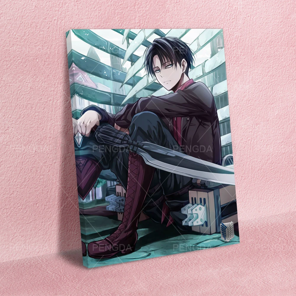 

Home Decor Attack on Titan Canvas Cool Painting Pictures Wall Artwork Japan Anime Print Modular Poster For Living Room No Frame