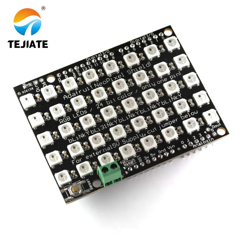 40 бит 5*8 WS2812B 5050 RGB LED Встроенные полноцветные световые приборы для водителя Модуль