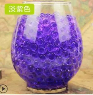 Распродажа! Фиолетовые растения бонсай почвы 100 шт Кристалл цветок желе бусинки