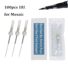 100 шт., иглы для перманентного макияжа