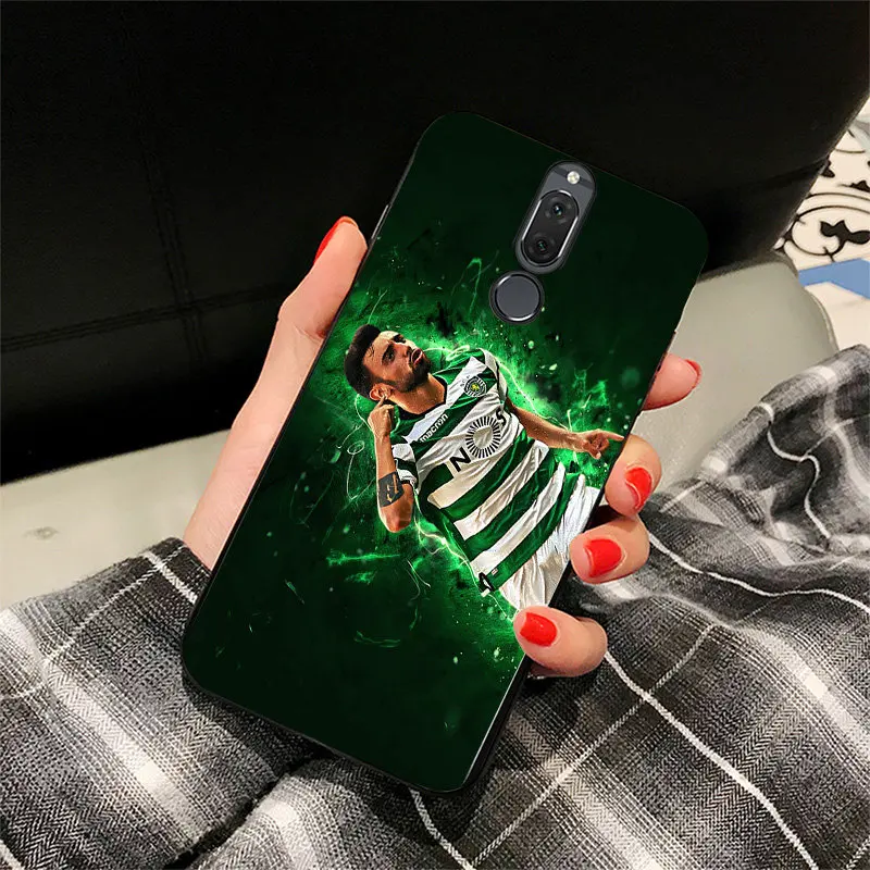 Чехол для телефона FC Sporting Clube de Portugal Huawei Mate10 Mate 30Pro черный мягкий чехол из ТПУ DIY Nova 3