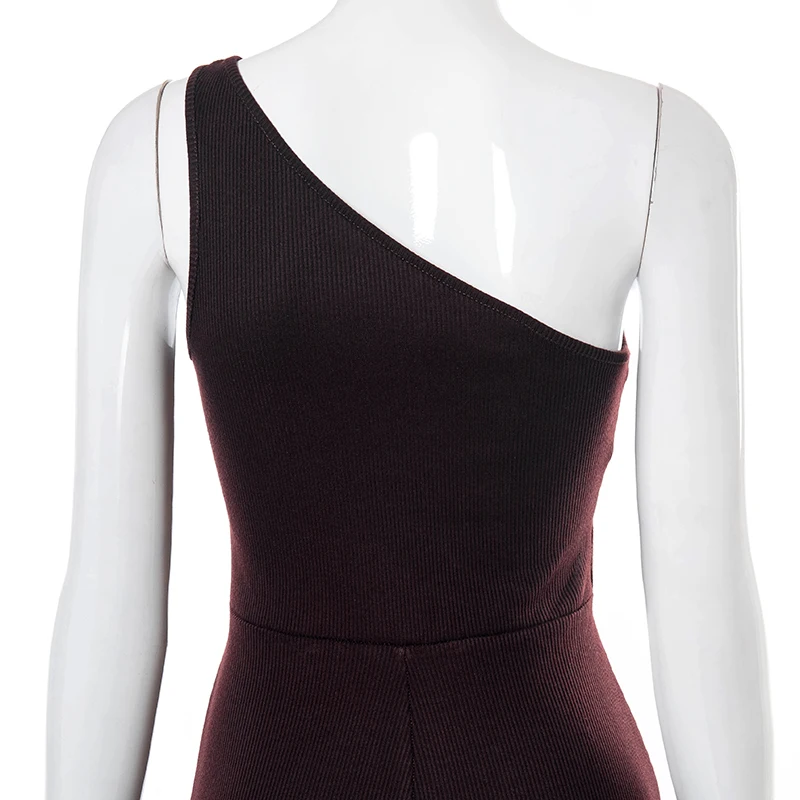 

Plugalong Off Shoulder Sexy Jumpsuit Woman Summer Hollow Out Club Outfits For Women Skinny Y2K Overalls Casual Summer Playsuits