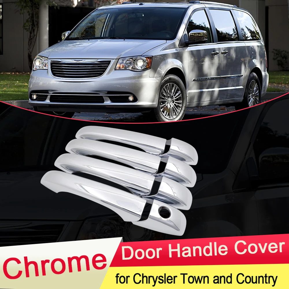 Для Chrysler Town and кантри Voyager 2008 ~ 2016 хромированная дверная ручка Накладка набор улов