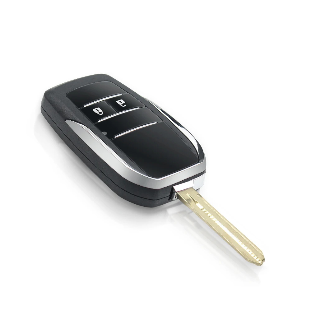 KEYYOU 10X для Isuzu Модернизированный откидной дистанционный ключ с 2 кнопками D-Max TOY43