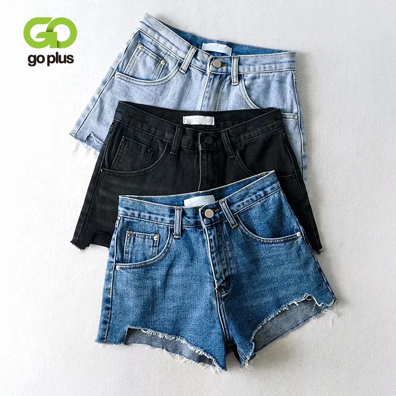 

GOPLUS Shorts Summer Denim Shorts High Waisted Shorts Pantalones Cortos De Mujer Jeans Feminino Kurze Hosen Frauen