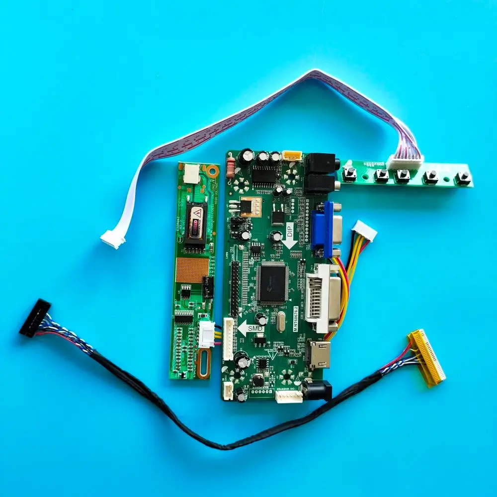 

For LTN154AT07-B01/C03/F01/F02/F03/G01 LTN154AT07 HDMI+DVI+VGA LCD panel Audio 1280X800 M.NT68676 m0itor Controller Board