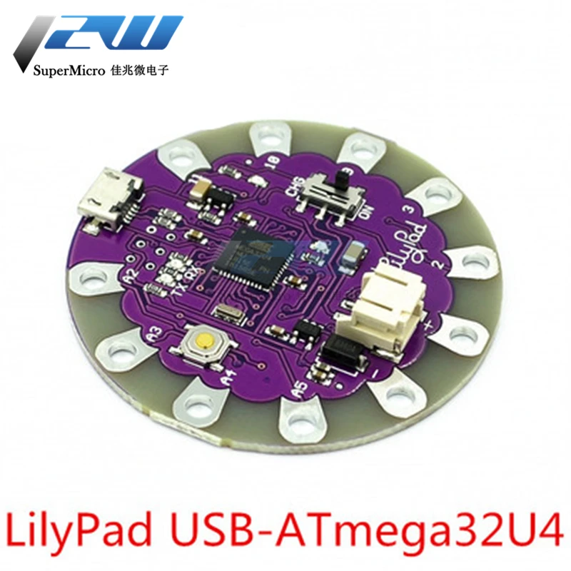 ATmega32U4 ATMEGA328P LilyPad 328 для Arduino DIY Набор Micro USB ATtiny85 LilyTiny формирователь материнской