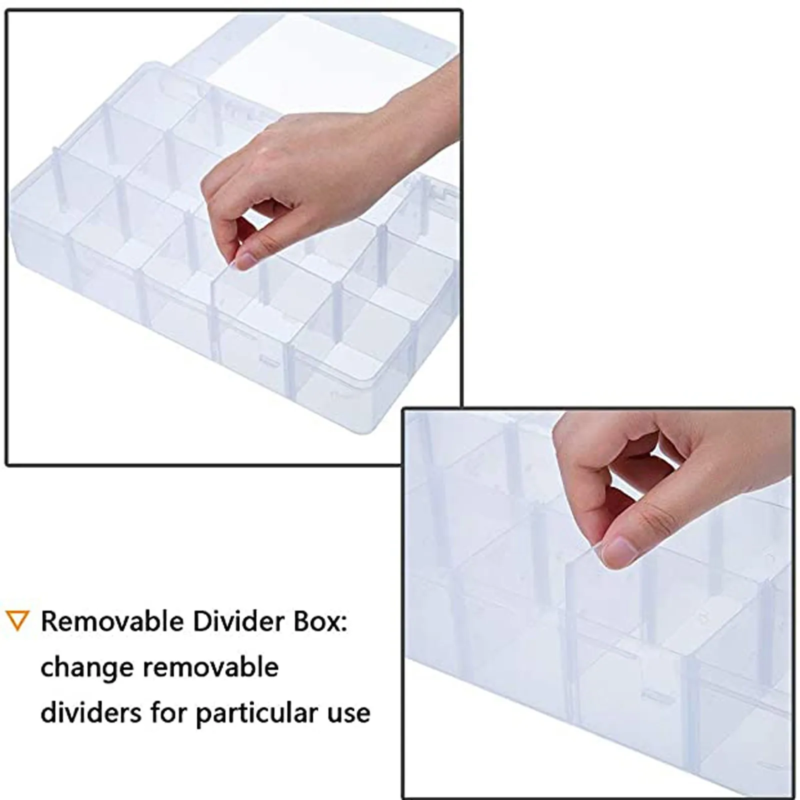 Прозрачный органайзер для хранения большие пластиковые ящики используются