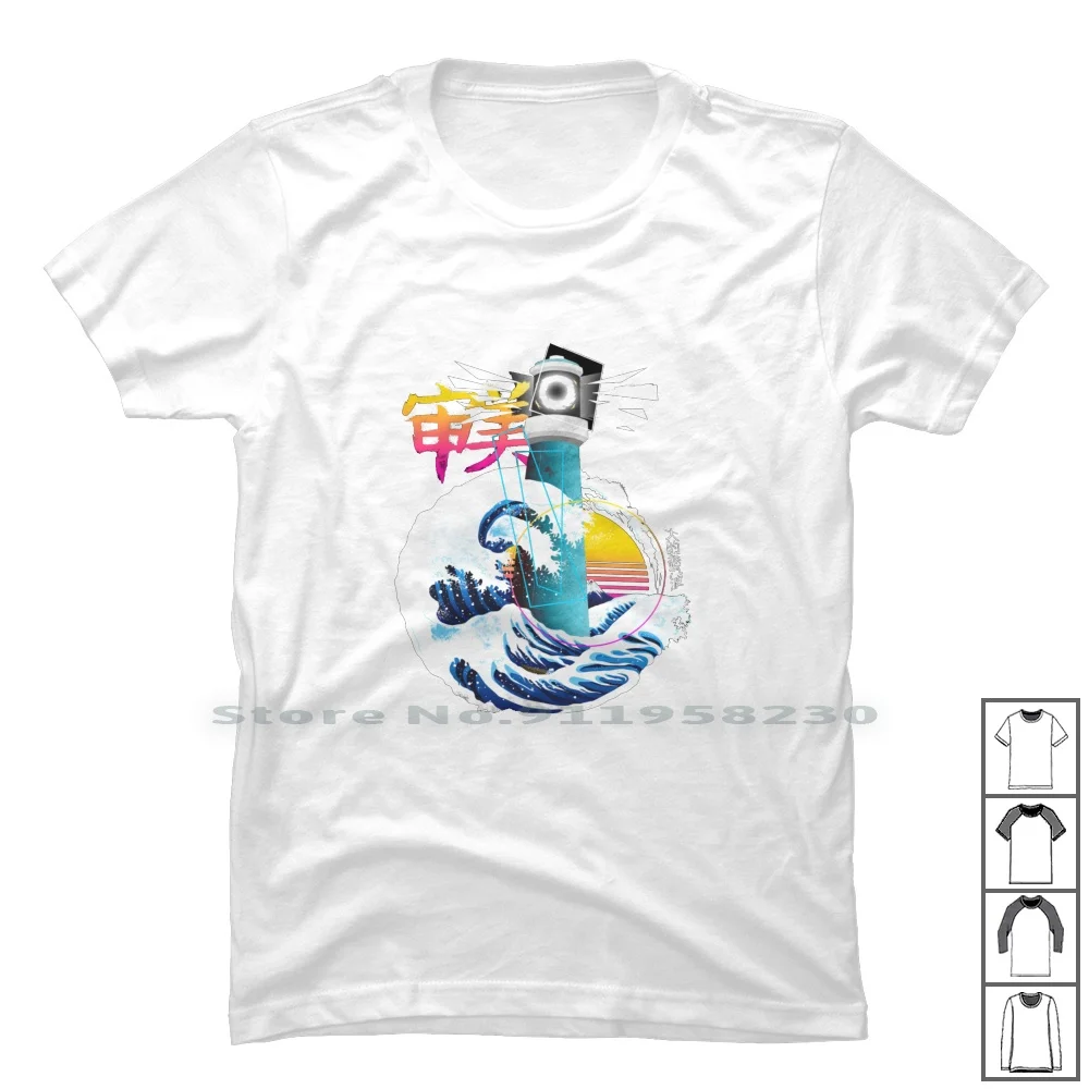 

The Great T Shirt 100% Cotton Great Wave Eat