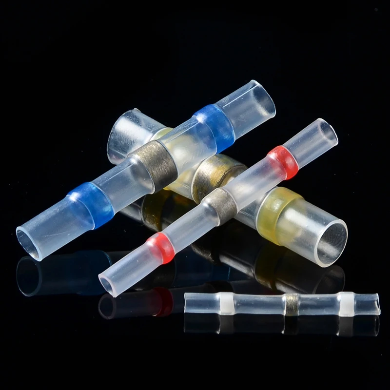 50 шт. изолированные электрические провода соединители припой втулка трубки