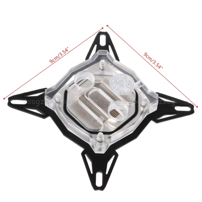 G1/4" Base Inner Channel PC Water Cooling Block For Intel 775/1150/1155/1156 CPU JUN15 dropshipping