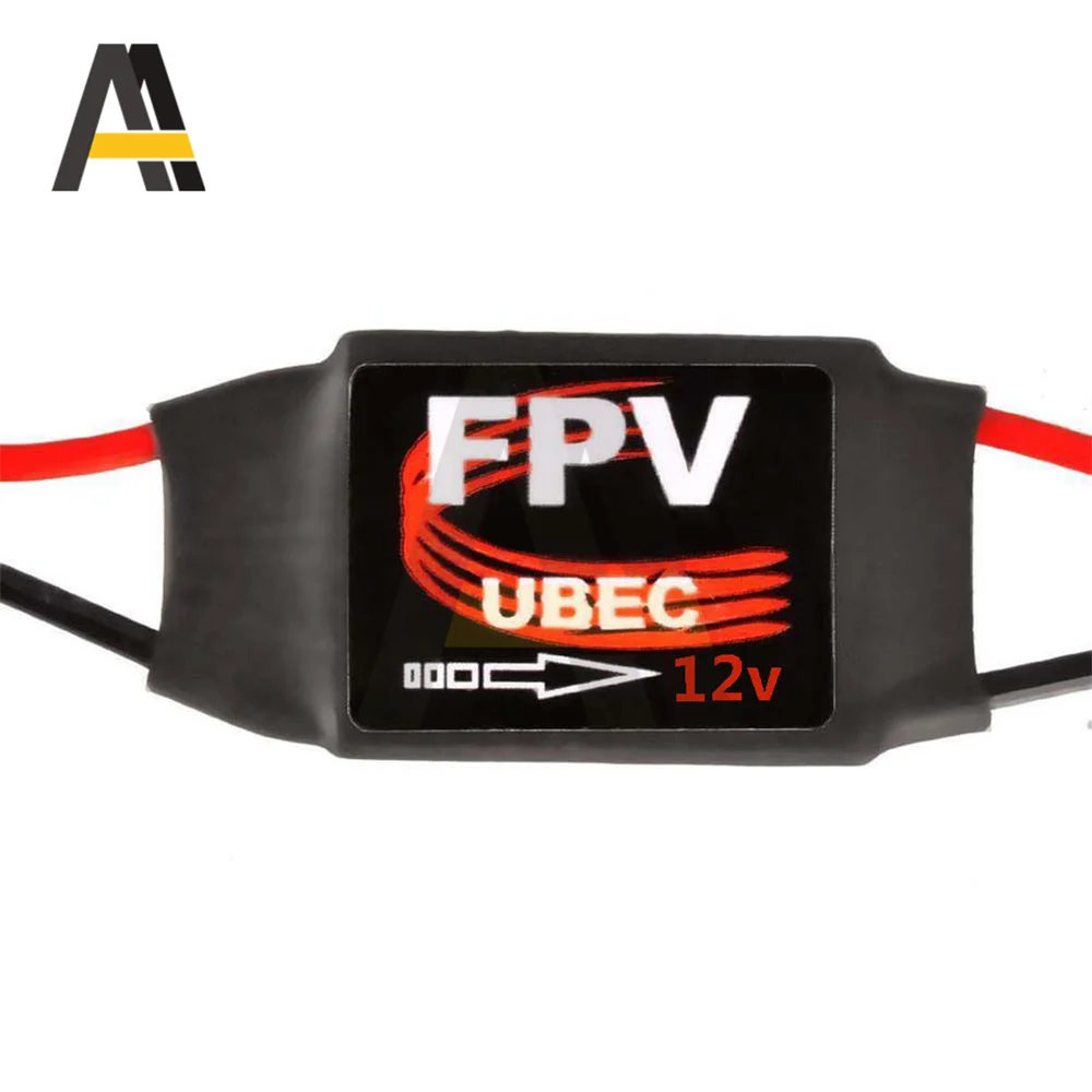 DC-DC понижающий преобразователь 3A 5V 12V Mini BEC для RC плоскость FPV Акция черный и