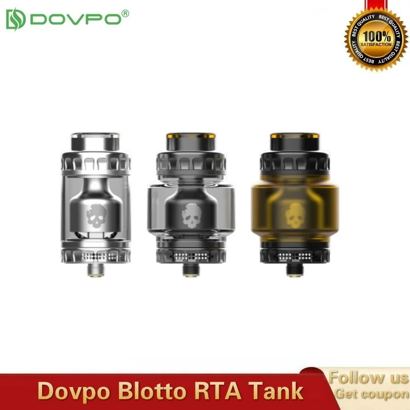 Подлинный Dovpo пусковое Blotto электронных сигарет в бак с 2/6 мл Стекло пузырь/ULTEM