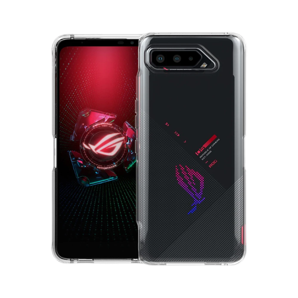 soft clear silicone phone case for asus rog phone 5 pro ultimate rogphone5pro 5pro 5ultimate transparent thin back cover offical free global shipping