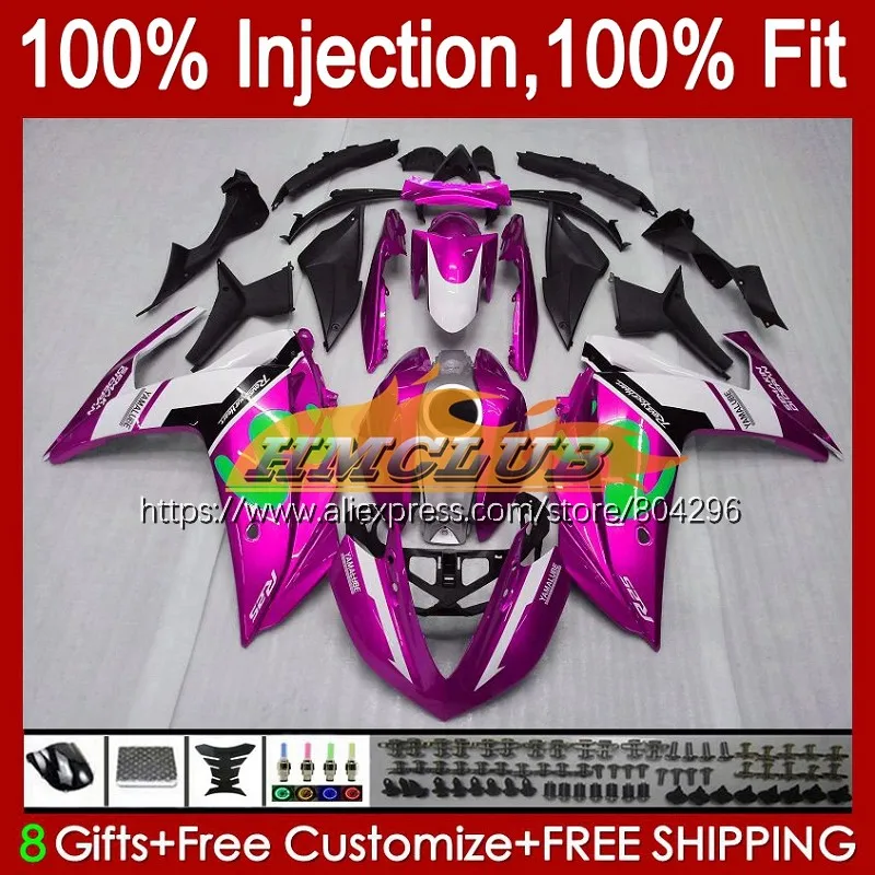 

Инъекций для YAMAHA YZFR25 YZF-R3 YZF R3 R25 R 25 3 62No.144 Металл розовое YZF-R25 14, 15, 16, 17, YZFR3 2014 2015 2016 2017 обтекатель
