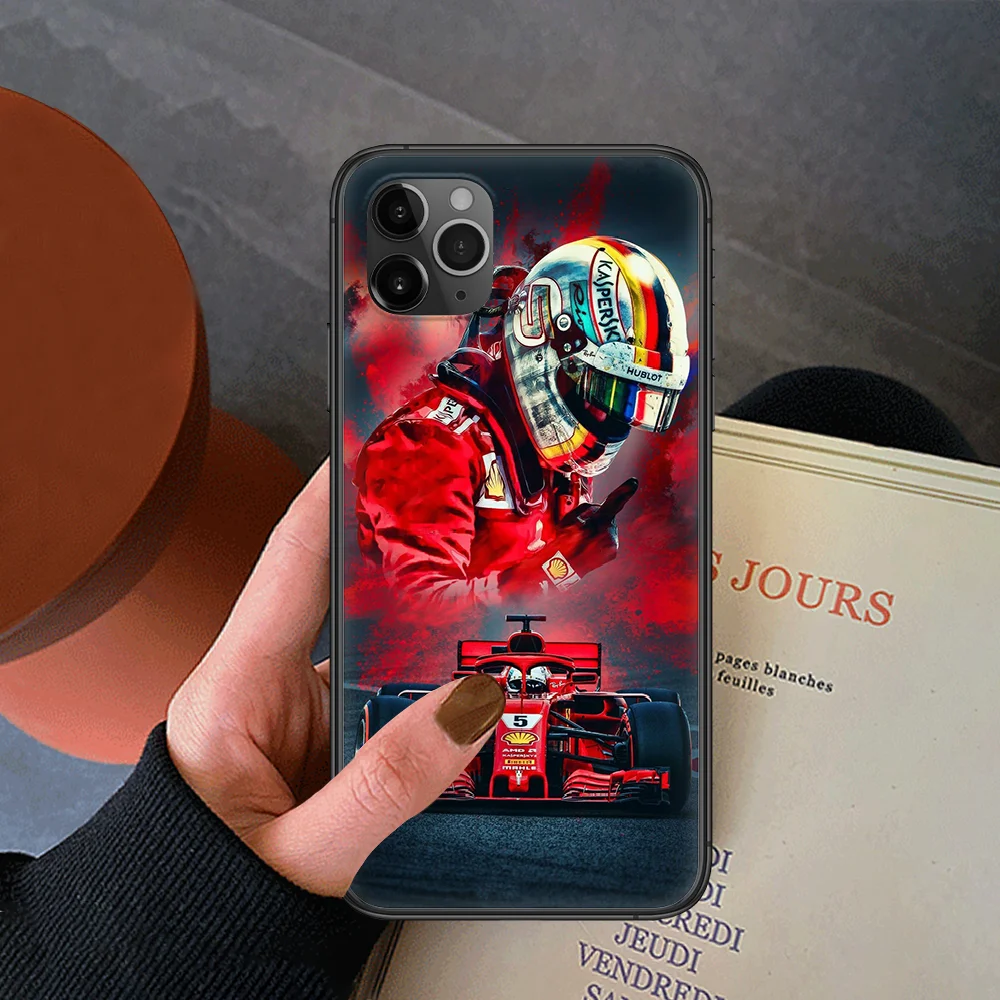 

Michael Schumacher F1 Racing car Phone Case For Iphone 4 4s 5 5S SE 5C 6 6S 7 8 Plus X XS XR 11 12 Mini Pro Max 2020 black Funda