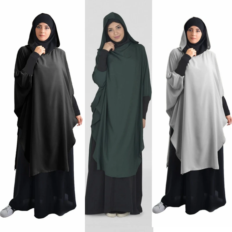Рамадан цельный абайя для молитв платье джилбаба платья Хиджаб костюм, накидка, Восточный халат, Халат с капюшоном шлем длинные жен скромны...