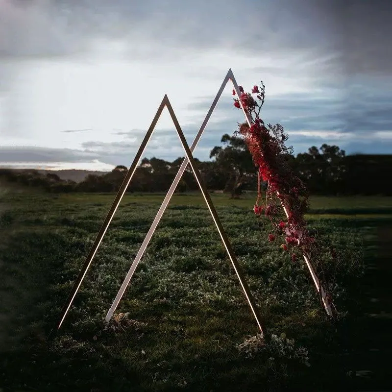 Кованая Железная треугольная полка для ванной свадебная АРКА геометрическая