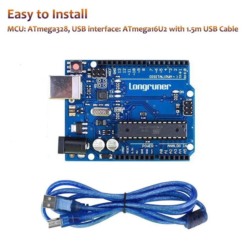 Набор контроллеров для 3D-принтера с ЧПУ ArduinoIDE Longruner GRBL защитная плата + RAMPS 1 4
