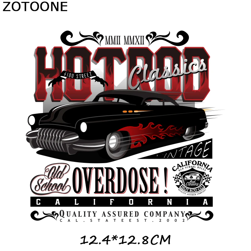 ZT1142 ZOTOONE мотоциклетные автомобильные патчи Панк Череп Наклейки железные OnTransfers для одежды футболки Diy аксессуары аппликации теплопередача G - Цвет: ZT1142