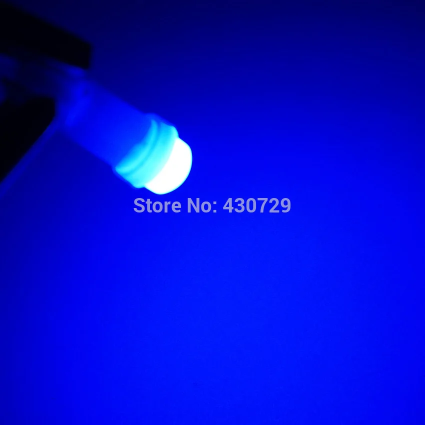 

20pcs T5 COB Led Ceramic Dashboard warning Indicator lights Interior Instrument Panel Gauge Wedge Light Lamp Bulb 12V white blue
