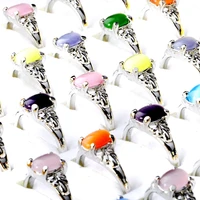 pinksee wholesale mix lot 15pcs cat eye stone ring fashion charming wedding rings women jewelry accessories %d0%ba%d0%be%d0%bb%d1%8c%d1%86%d0%b0