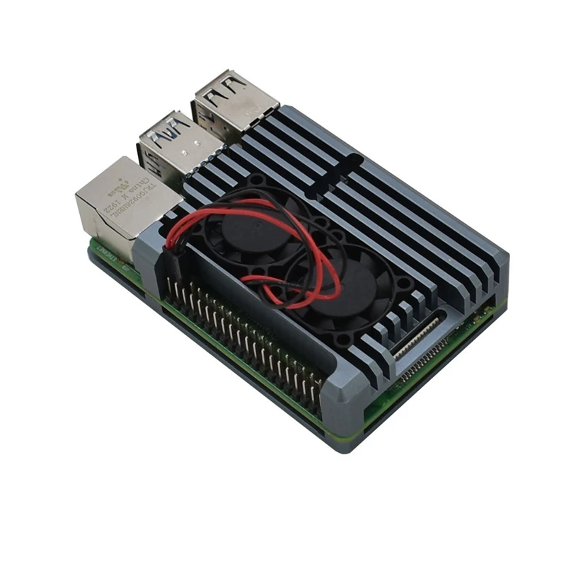 Для Raspberry Pi 4 Модель B 2G RAM DIY Kit Поддержка Wi-Fi Bluetooth с алюминиевым CNC сплавом защитный