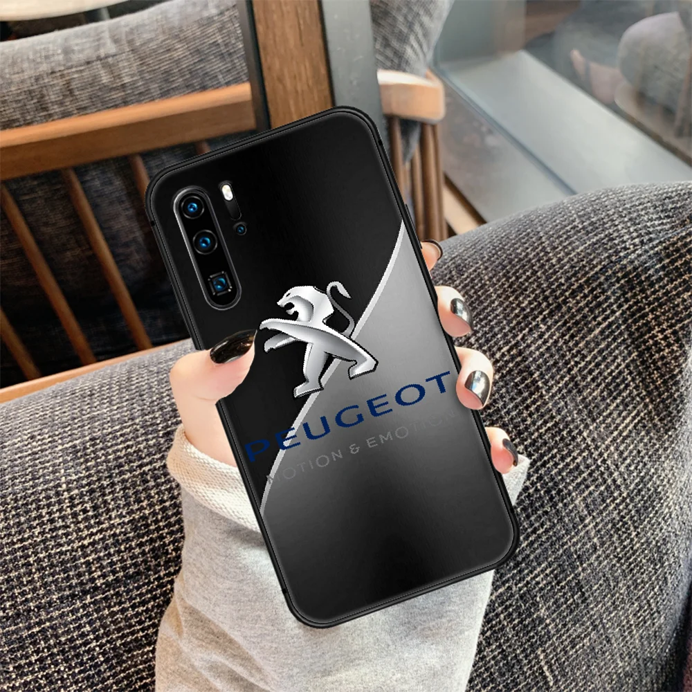 

PEUGEOTS Sport Car Cool Phone Case For Huawei P Mate 10 20 30 40 Lite Pro smart Z 2019 nova 5t black Cell Painting Shell Trend