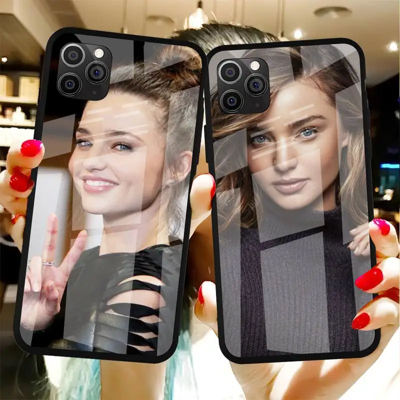 Красивая девушка Миранда Керр чехол для телефона из закаленного Стекло Iphone6plus