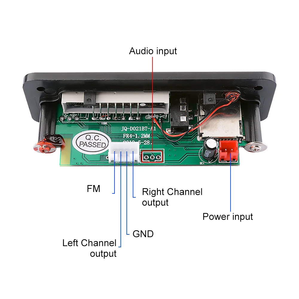 AIYIMA 12 в Bluetooth декодер доска цветной дисплей декодирование MP3 плеер wma wav FLAC USB TF FM DIY звук динамик, усилитель звука