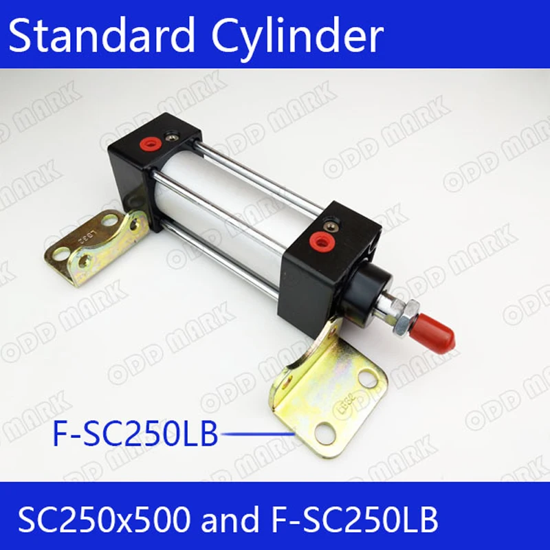 

SC250*500 250mm Bore 500mm Stroke SC250X500 SC Series Single Rod Standard Pneumatic Air Cylinder SC250-500 pneumatic cylinder