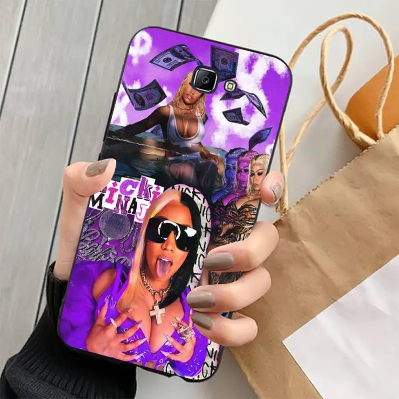 Чехол для телефона в стиле хип-хоп Nicki Minaj Samsung Galaxy J 4plus J6 J5 J72016 J7prime чехол J7Core J6plus |