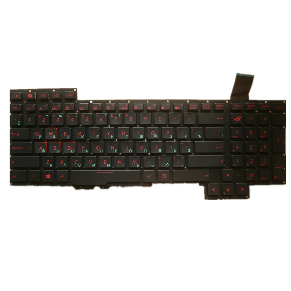 Клавиатура для ноутбука ASUS G751 G751JL G751JM G751JT G751JY GFX71 GFX71J GFX71JT GFX71JY американская версия