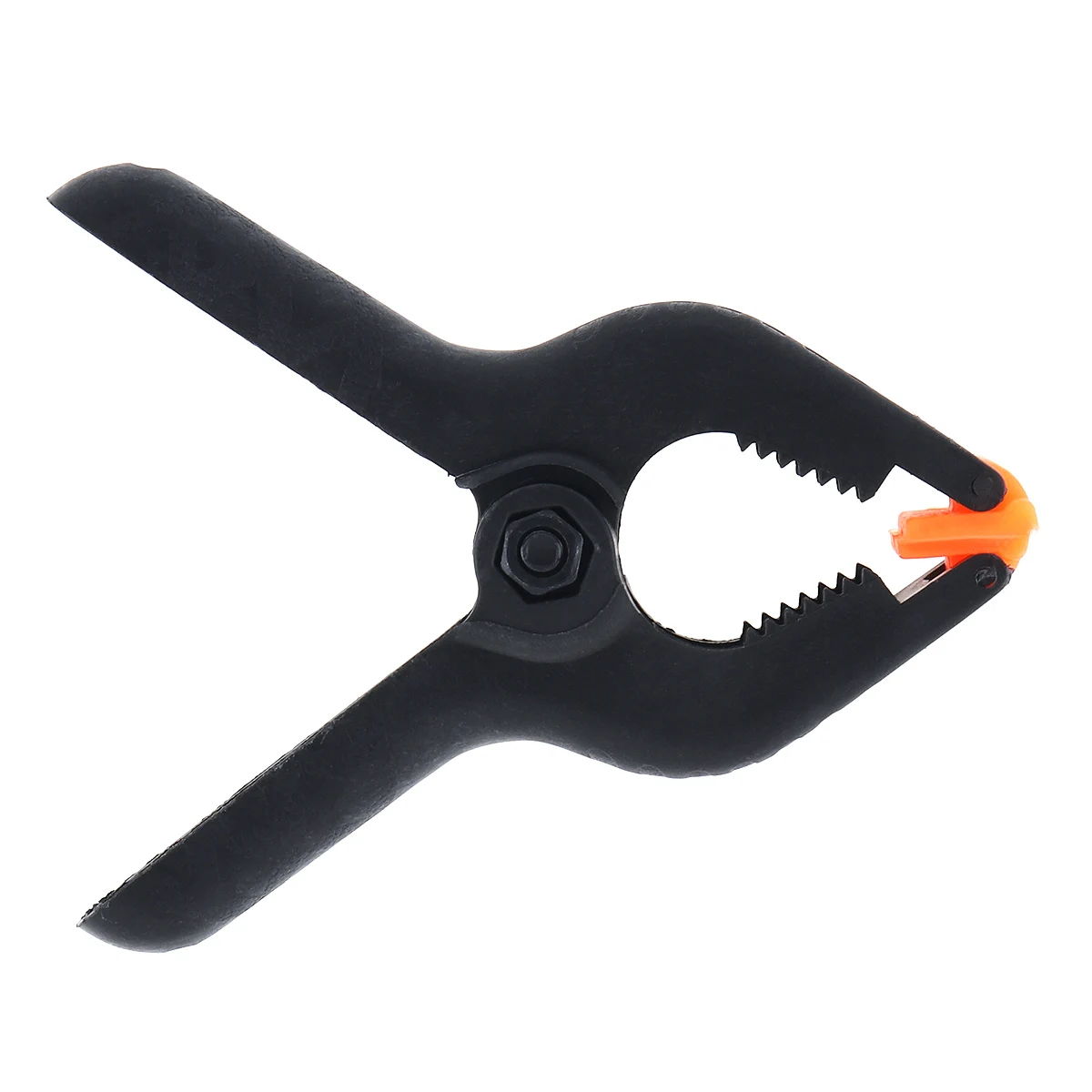 Фиксированный зажим из черного пластика и нейлона 3 дюйма с пружинными зажимами