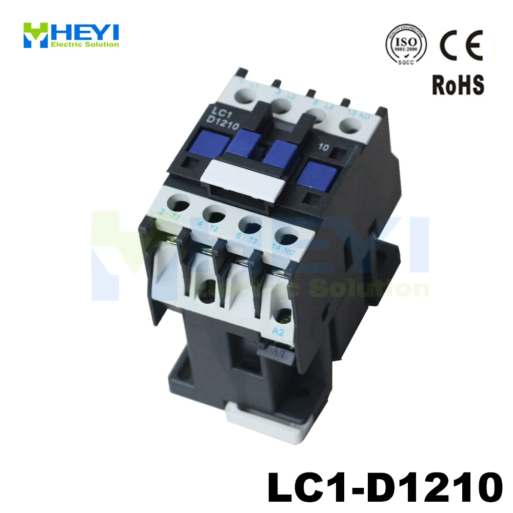 LC1 D1210 однофазный контактор Электрический источник питания 220 В 12 А 50 Гц для