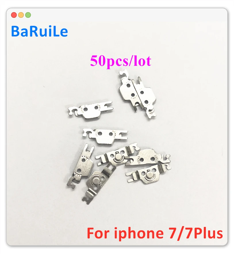 BaRuiLe 50 шт. для iPhone 7 7plus 7G 8G 8plus на кнопках громкости или питания металлический