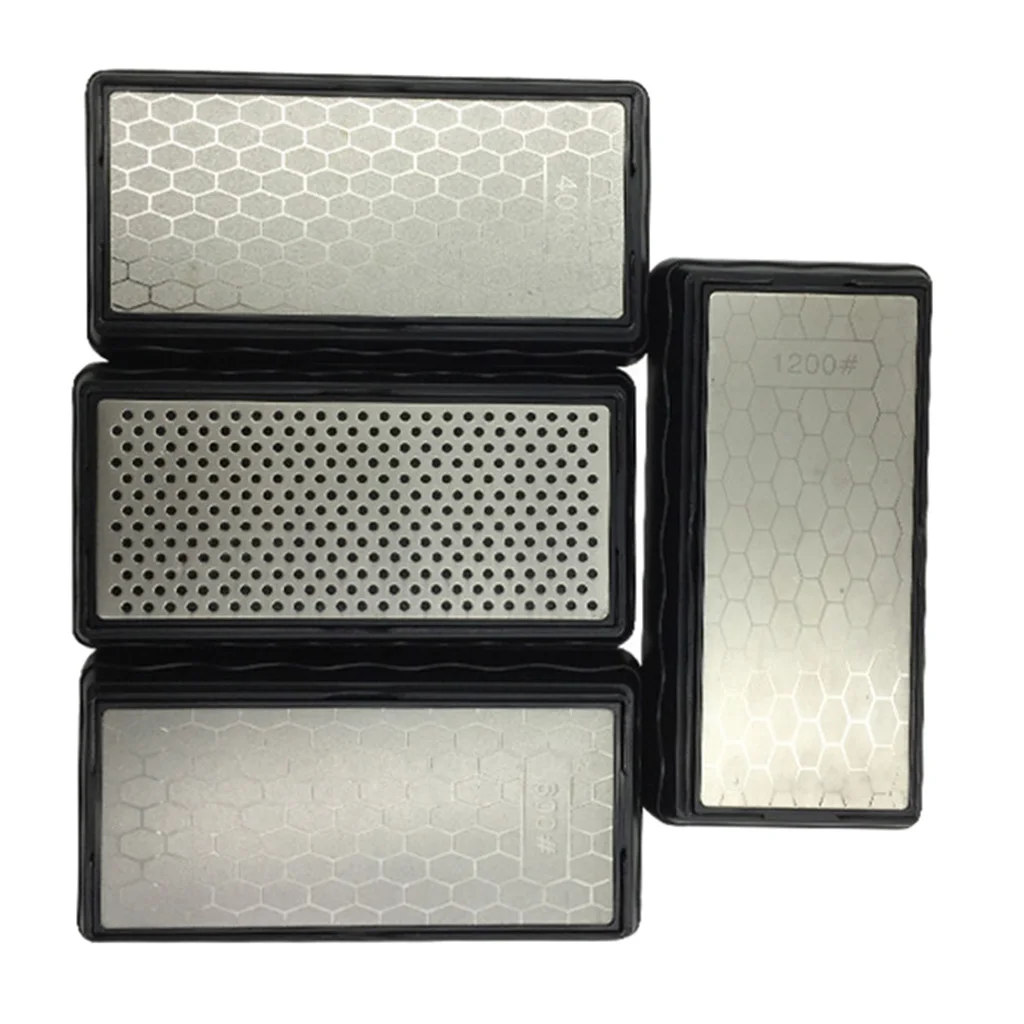 Double Sided Diamond Whetstone /Blade Sharpening Stone 400/1000# Grit Design | Дом и сад