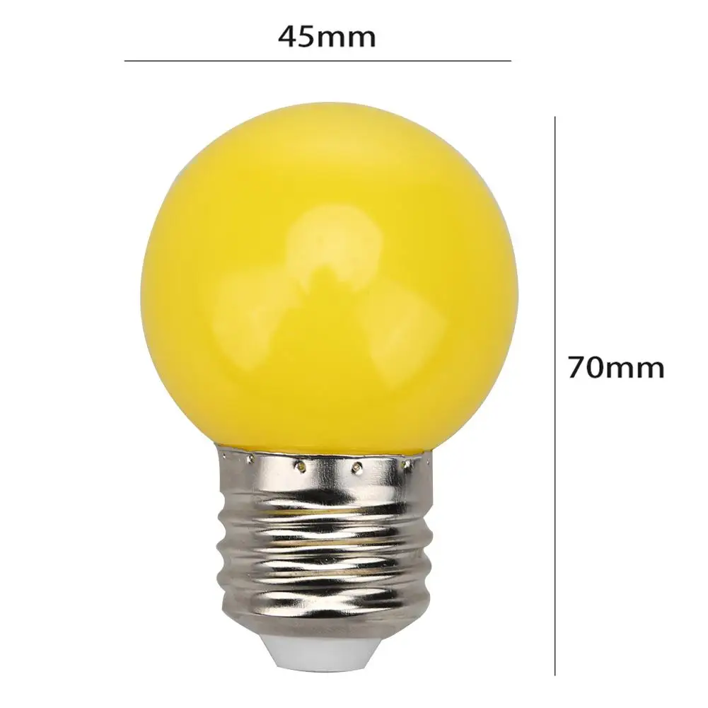 

E27 Led Bar Light Colorful Globe Light Bulb Lightweight Red Blue Green Yellow Pink LED Lamp for Household Garden Supplies