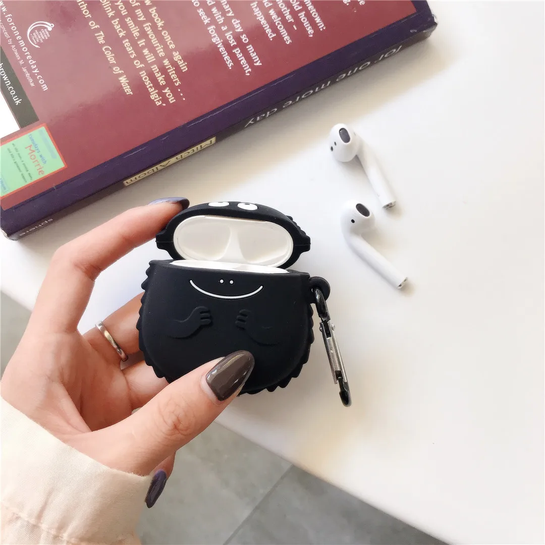 Милый 3D мультфильм Barbouille Barbapapa Мягкий силиконовый чехол для Apple new Airpods 1/2 противоударный беспроводной Bluetooth наушники чехол