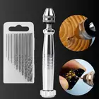Мини ручная дрель ювелирные инструменты сверла 0,8-3 мм ручной Пинхол сверла ювелиров сверления отверстий деревообрабатывающий сверлильный вращающихся инструментов