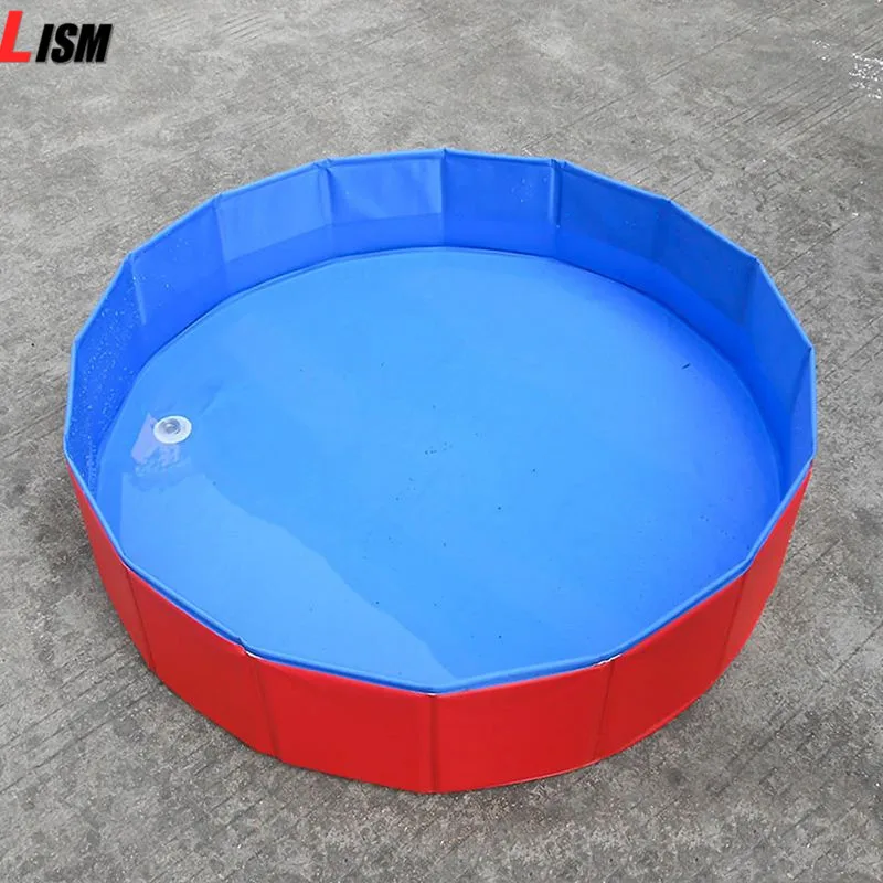 Складные собаки бассейн для домашних животных надувная ванна плавания