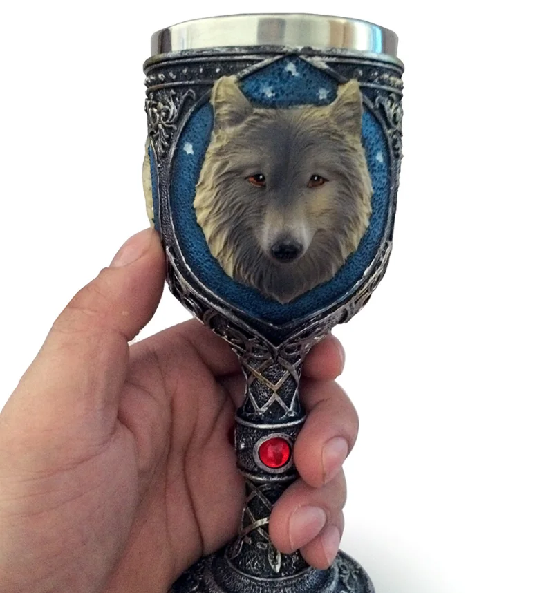 Подарок Нержавеющая сталь водная бутылочка для питья череп чай пивная кружка