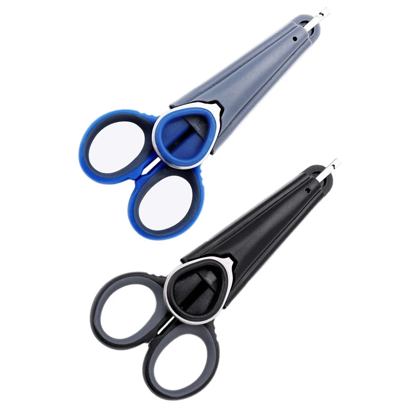 

3 in 1 Fishing Scissors Lure Cutter Mini Fish Use Scissors Portable Fishing Tools with Hook Remover for Fish